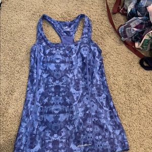 Eddie Bauer built in bra workout top